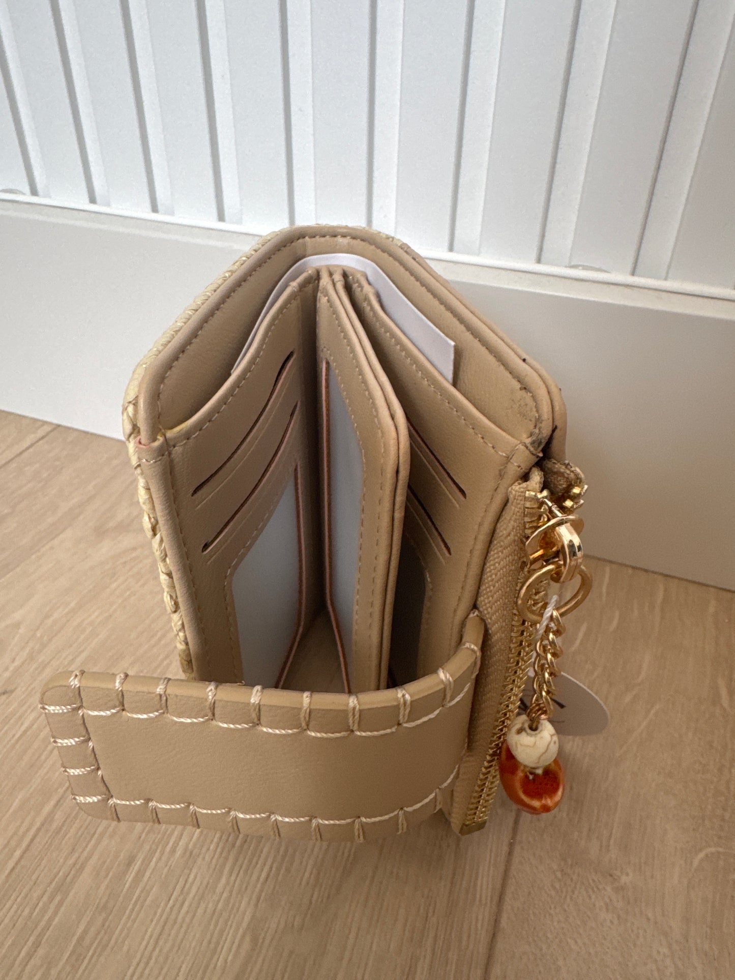 Monedero Rafia Bicolor Charm