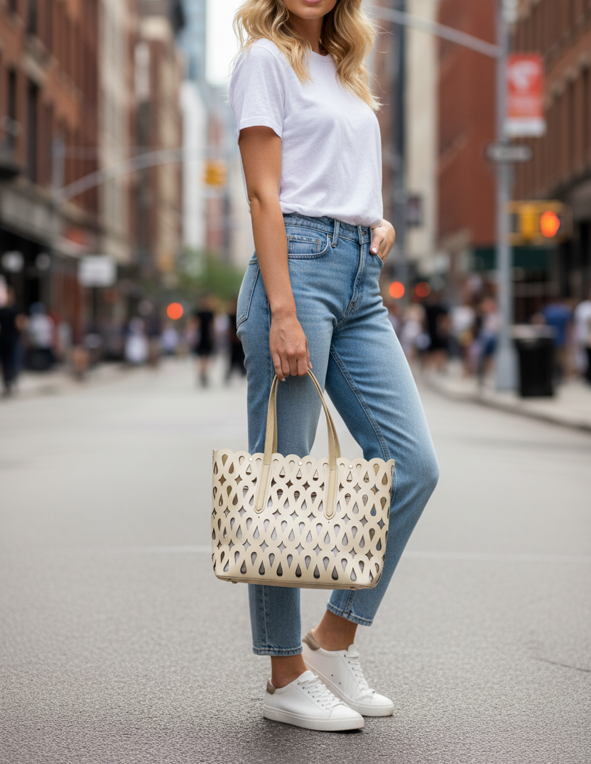 Bolso Tote Calado