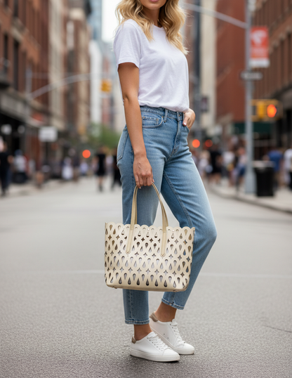 Bolso Tote Calado