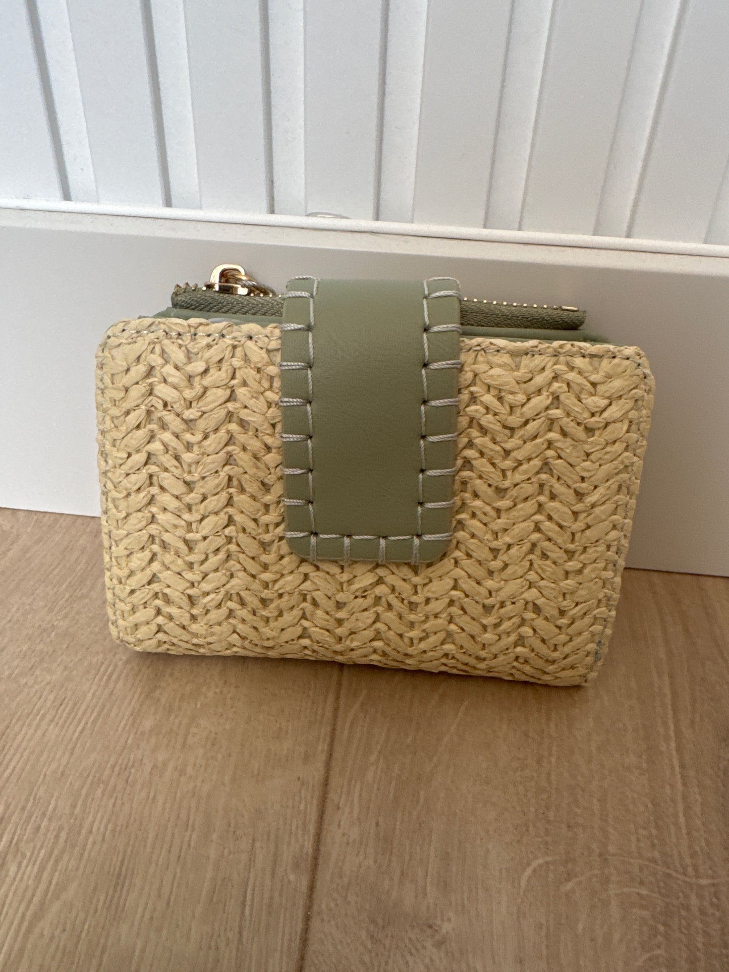 Monedero Rafia Bicolor Charm