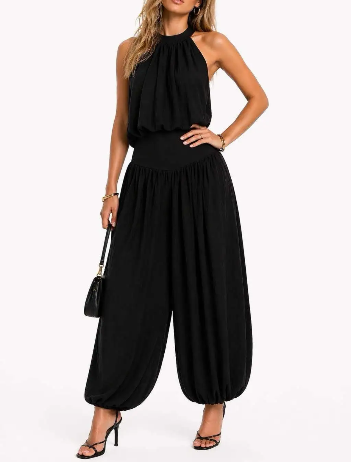 Conjunto Halter Palazzo Luxe
