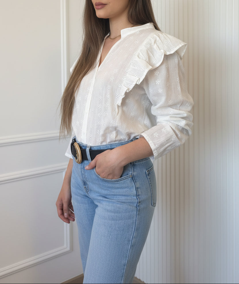 Blusa Fleur Broderie