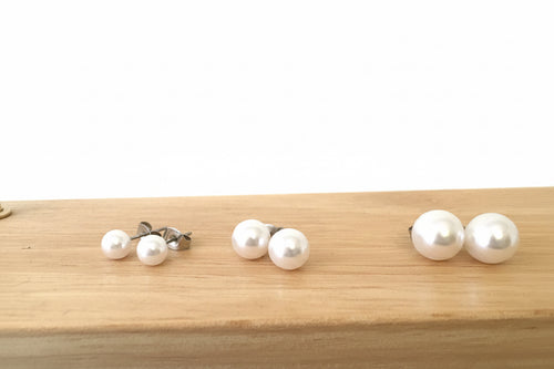Pendientes Tuerca Cubic Zirconia