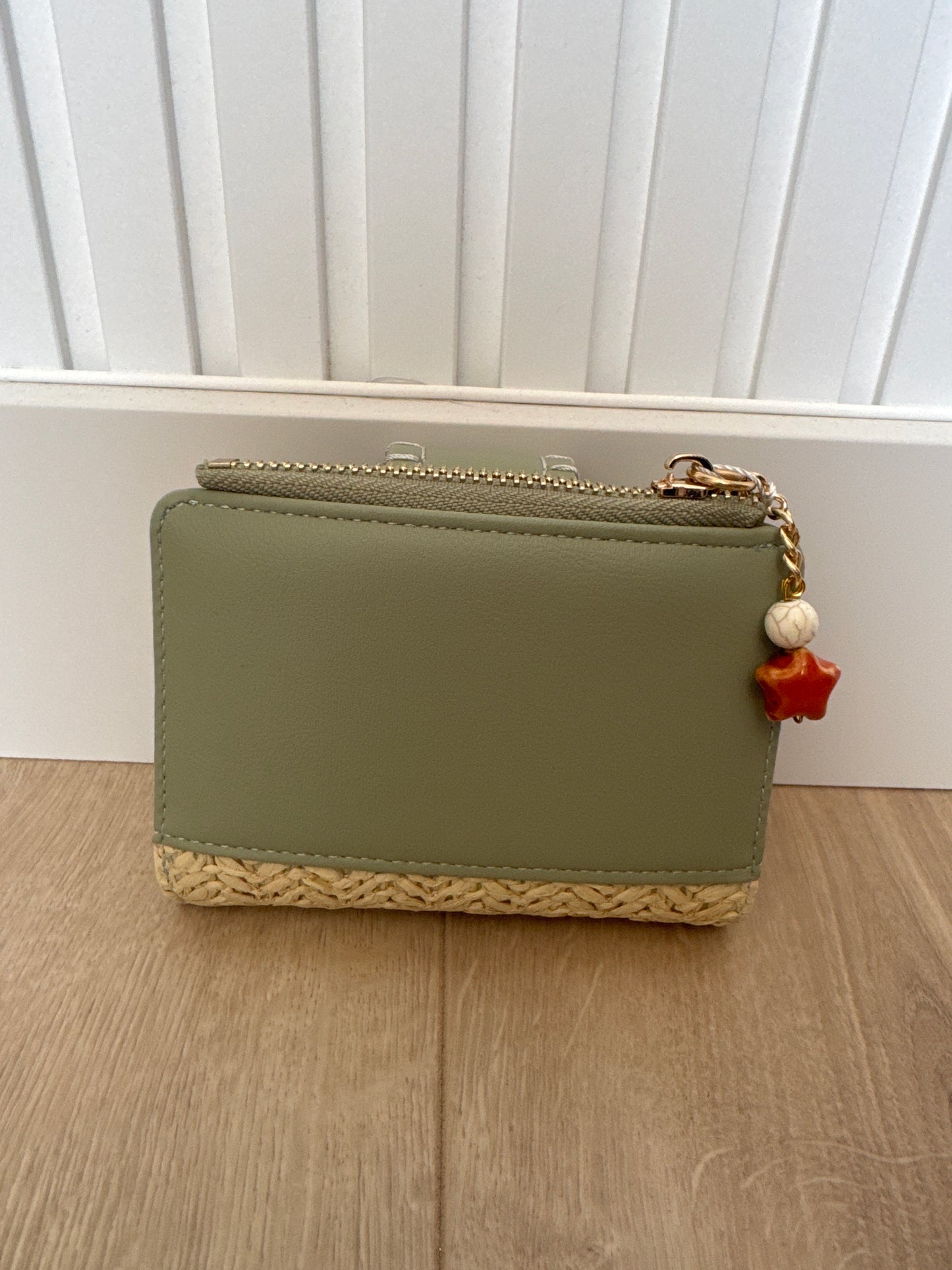Monedero Rafia Bicolor Charm