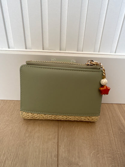Monedero Rafia Bicolor Charm