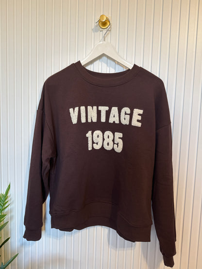 Sudadera Vintage 1985
