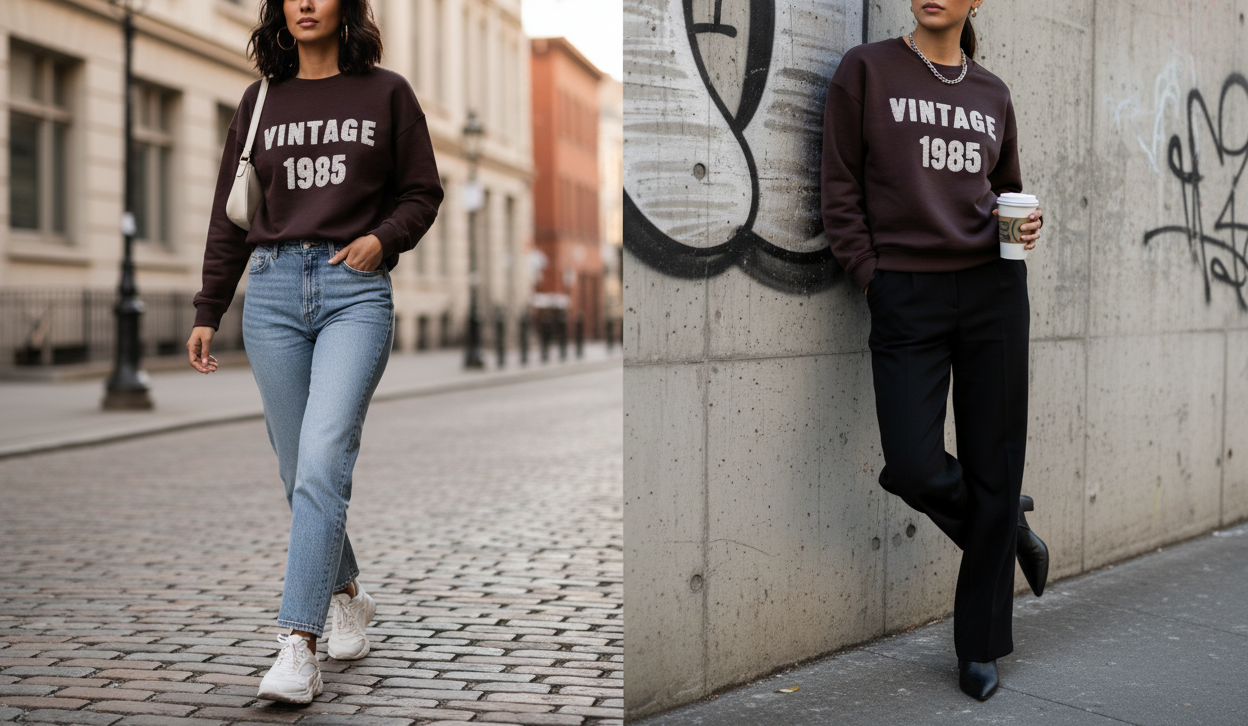 Sudadera Vintage 1985