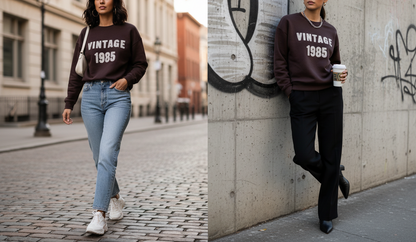 Sudadera Vintage 1985